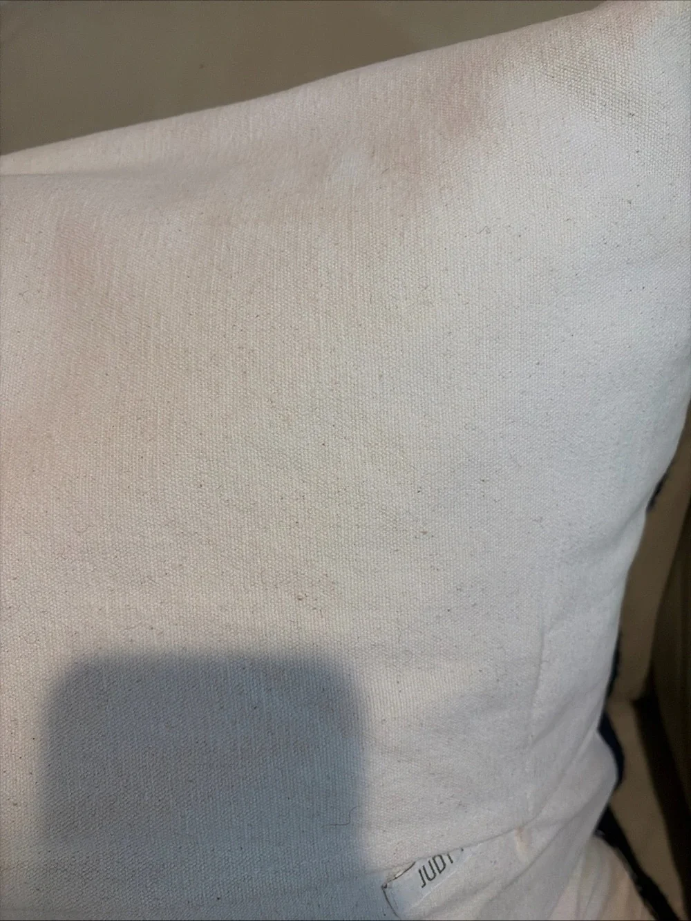 hand embroidered pillow Art Judy Ross Throw Floral Luxury Neutral Wool